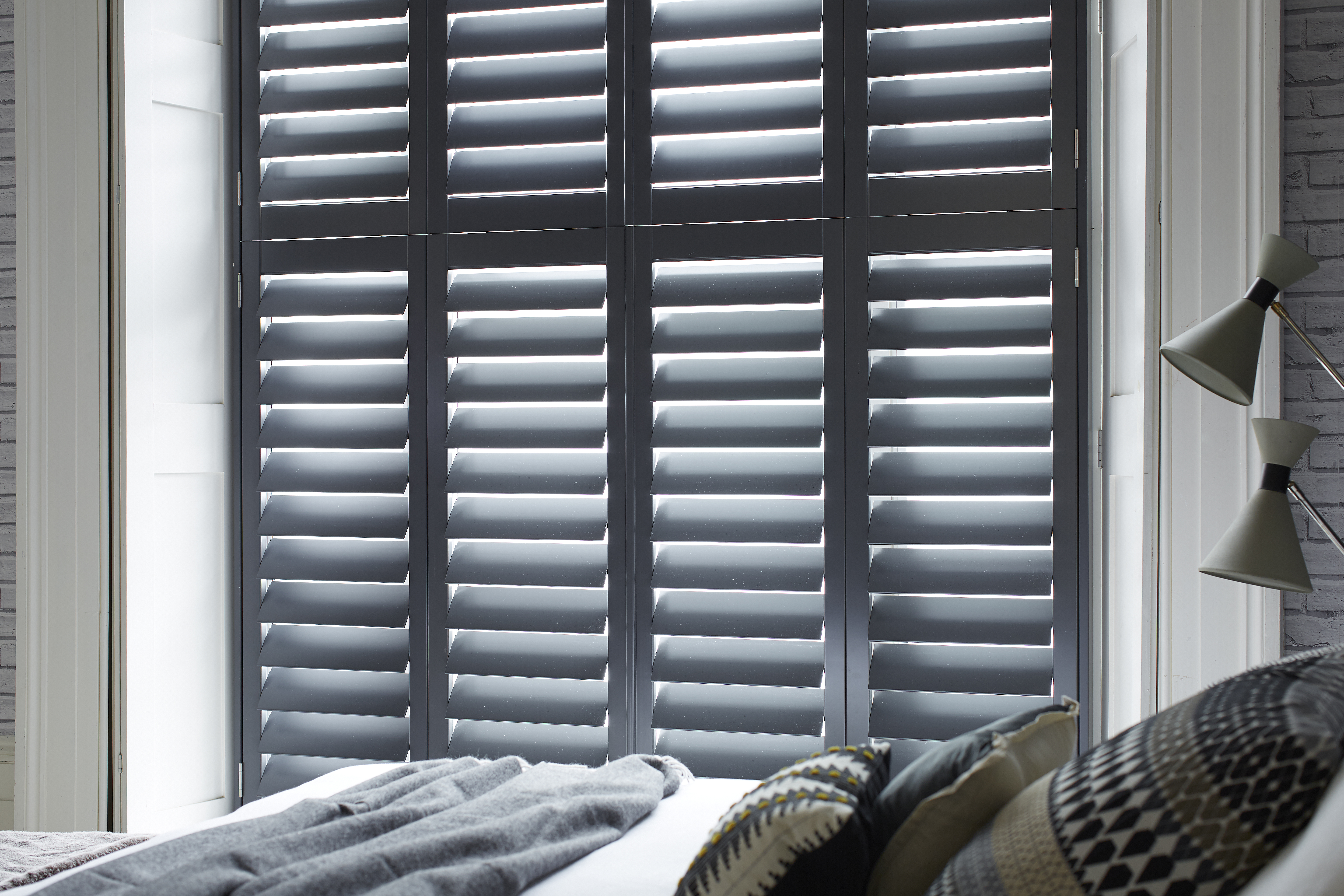 SureFix Shutters Waterlooville – Paulownia shutters fitted with originals Bedroom window shutters